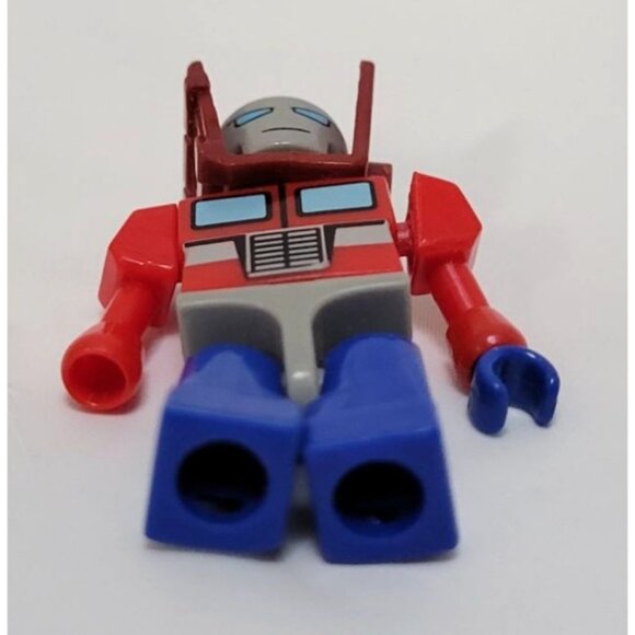 Transformers Optimus Prime 1.75" Tall Mini Figure Toy - Red & Blue - Picture 6 of 6